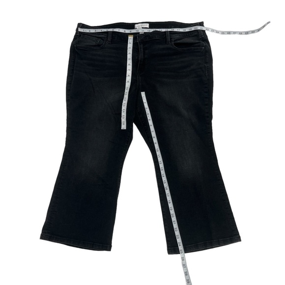 Lane Bryant Black Mid Rise Essential Stretch Girlfriend Jeans Size 24 Women’s - Picture 4 of 5